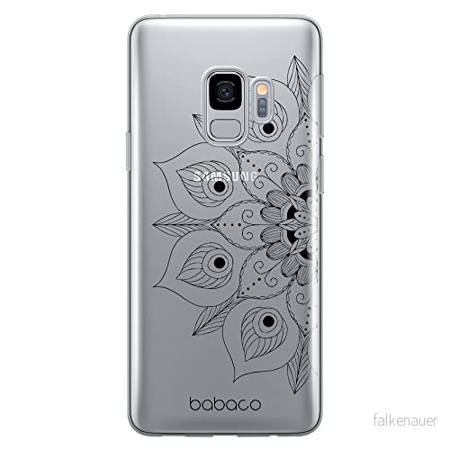 ERT GROUP mobiltelefonfodral för Samsung S9 originalt och officiellt licensierat Babaco mönster Mandalas 002 Vit optimalt anpassad till formen på mobiltelefonen, gedeeltelijk transparant 5904805820496