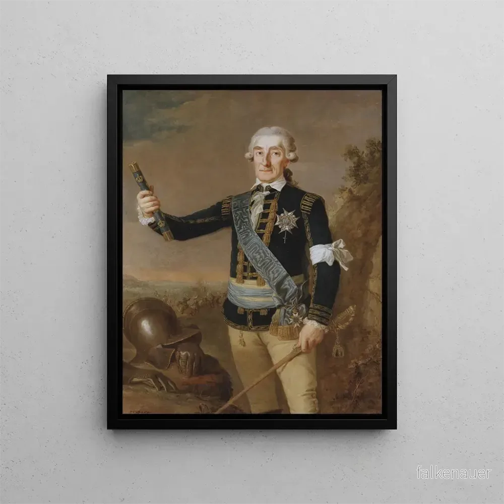 Målning Johan August Meijerfeldt 1725 - 1800 - Per Krafft L'aîné | Konsttryck