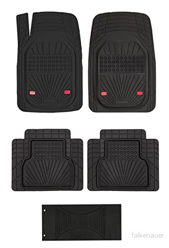 BREMER SITZBEZÜGE 5 delad året runt golvmattor dörrmatta halkfria gummimattor lämplig för Seat Alhambra 1 personbil, lastbil, buss, SUV eller husbil husvagnstillbehör 4064849867879
