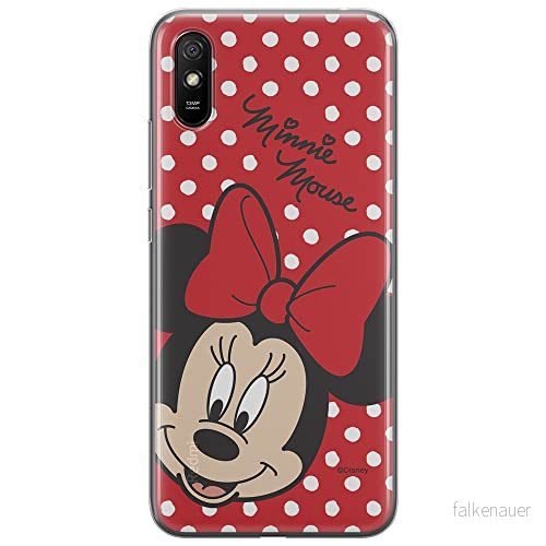 ERT GROUP mobiltelefonfodral för Xiaomi REDMI 9A originalt och officiellt licensierat Disney mönster Minnie 008 optimalt anpassad till formen på mobiltelefonen, fodral tillverkad av TPU plast 5903932037159