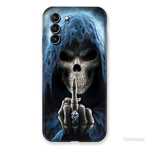 Fodral för Samsung Galaxy S21 Plus dödskalle finger 3614848042220