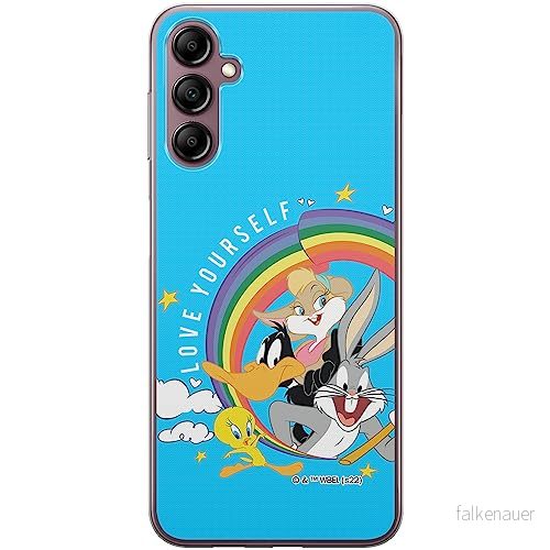 ERT GROUP mobiltelefonfodral för Samsung A14 4G/5G originalt och officiellt licensierat Looney Tunes mönster 016 optimalt anpassad till formen på mobiltelefonen, fodral tillverkad av TPU plast 5905511997762
