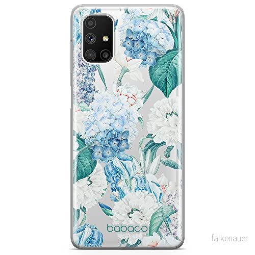 ERT GROUP mobiltelefonfodral för Samsung M51 originalt och officiellt licensierat Babaco mönster Flowers 028 optimalt anpassad till formen på mobiltelefonen, gedeeltelijk transparant 5905131270931
