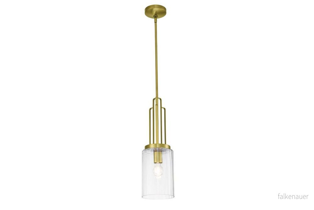 Quintiesse Hänglampa Kimrose, 1 lampa, mässing 5024005716419