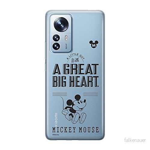 ERT GROUP mobiltelefonfodral för Xiaomi 12 / 12X originalt och officiellt licensierat Disney mönster Mickey 006 optimalt anpassad till formen på mobiltelefonen, gedeeltelijk transparant 5905511477349