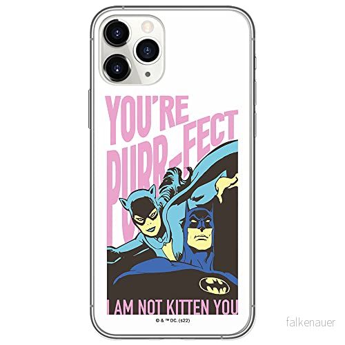 ERT GROUP mobiltelefonfodral för Iphone 11 originalt och officiellt licensierat DC mönster Batman 067 optimalt anpassad till formen på mobiltelefonen, fodral tillverkad av TPU plast 5905131519207