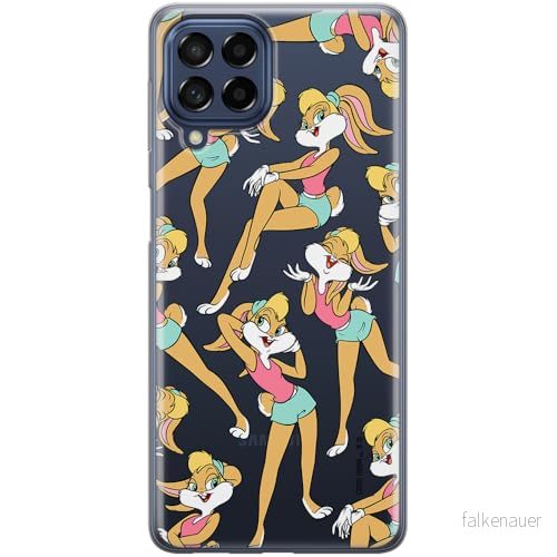 ERT GROUP mobiltelefonfodral för Samsung M53 5G originalt och officiellt licensierat Looney Tunes mönster Lola 003 optimalt anpassad till formen på mobiltelefonen, gedeeltelijk transparant 5905511640453