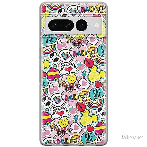 ERT GROUP mobiltelefonfodral för Google PIXEL 7 PRO originalt och officiellt licensierat Disney mönster Mickey & Minnie 014 anpassad till formen på mobiltelefonen, fodral tillverkad av TPU plast 5905795162665