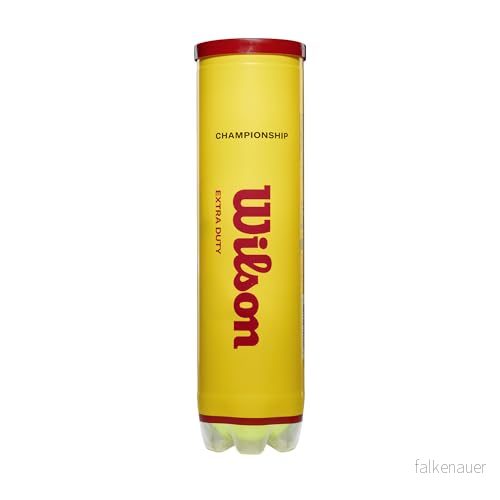 Wilson Champ Extra Duty Tennisbollar, Gul, 4 pack 887768196462