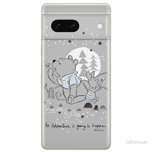 ERT GROUP mobiltelefonfodral för Google PIXEL 7 originalt och officiellt licensierat Disney mönster Winnie the Pooh & Friends 008 anpassad till formen på mobiltelefonen, fodral tillverkad av TPU plast 5905795139704