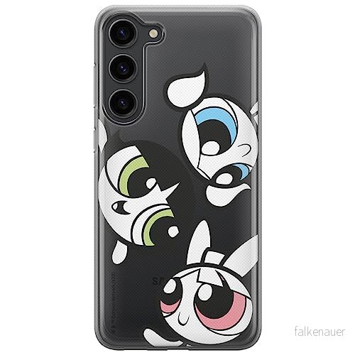 ERT GROUP mobiltelefonfodral för Samsung S23 originalt och officiellt licensierat The Powerpuff Girls mönster 014 anpassad till formen på mobiltelefonen, gedeeltelijk transparant 5905511963262