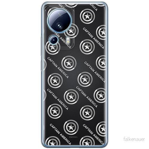 ERT GROUP mobiltelefonfodral för Xiaomi 13 LITE/CIVI 2 originalt och officiellt licensierat Marvel mönster Capitan America 012 anpassad till formen på mobiltelefonen, fodral tillverkad av TPU plast 5905511918323
