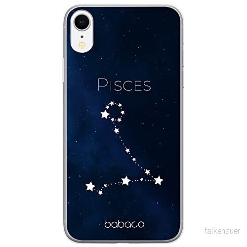 ERT GROUP mobiltelefonfodral för Apple Iphone XR originalt och officiellt licensierat Babaco mönster Zodiac Constellation 012 Vit anpassad till formen på mobiltelefonen, fodral tillverkad av TPU plast 5903932221084