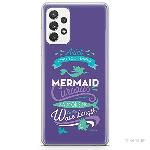 ERT GROUP mobiltelefonfodral för Samsung A73 5G originalt och officiellt licensierat Disney mönster Ariel 002 optimalt anpassad till formen på mobiltelefonen, fodral tillverkad av TPU plast 5904805520242