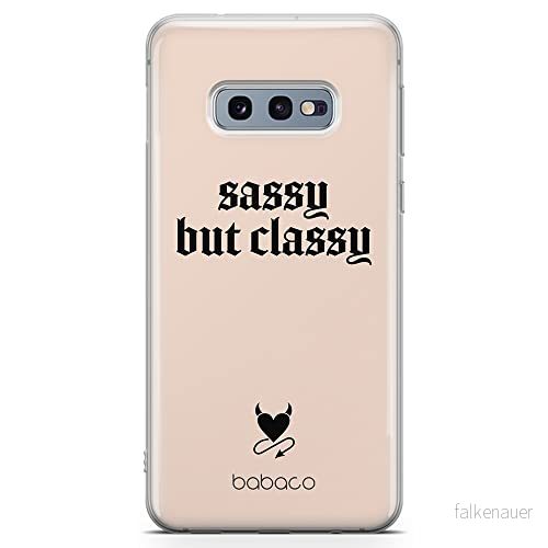 ERT GROUP mobiltelefonfodral för Samsung S10e originalt och officiellt licensierat Babaco mönster Sassy but classy 001 optimalt anpassad till formen på mobiltelefonen, fodral tillverkad av TPU plast 5903932882919