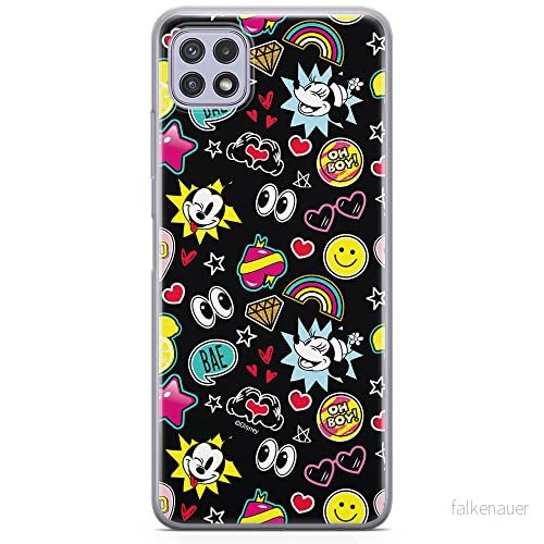 ERT GROUP mobiltelefonfodral för Samsung A22 5G originalt och officiellt licensierat Disney mönster Mickey & Minnie 013 optimalt anpassad till formen på mobiltelefonen, fodral tillverkad av TPU plast 5903932803006
