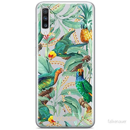 ERT GROUP mobiltelefonfodral för Samsung A70 originalt och officiellt licensierat Babaco mönster Flowers 058 optimalt anpassad till formen på mobiltelefonen, gedeeltelijk transparant 5905131369598