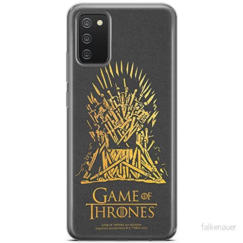 ERT GROUP mobiltelefonfodral för Samsung A02S originalt och officiellt licensierat Game od Thrones mönster of 011 anpassad till formen på mobiltelefonen, fodral tillverkad av TPU plast 5903932679816