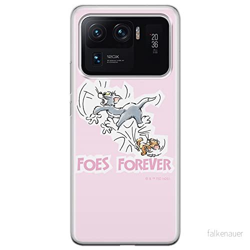 ERT GROUP mobiltelefonfodral för Xiaomi MI 11 ULTRA originalt och officiellt licensierat Tom and Jerry mönster 010 optimalt anpassad till formen på mobiltelefonen, fodral tillverkad av TPU plast 5904805268236