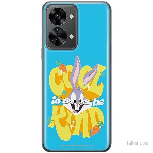 ERT GROUP mobiltelefonfodral för OnePlus NORD 2T 5G originalt och officiellt licensierat Looney Tunes mönster Bugs 014 anpassad till formen på mobiltelefonen, fodral tillverkad av TPU plast 5905795077051