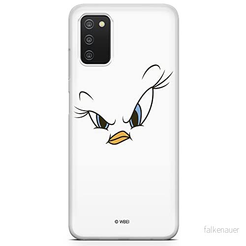 ERT GROUP mobiltelefonfodral för Samsung A03S originalt och officiellt licensierat Looney Tunes mönster Tweety 001 optimalt anpassad till formen på mobiltelefonen, fodral tillverkad av TPU plast 5903932993462