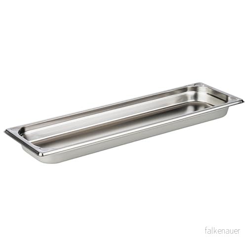 APS 81801 GN 2/4 behållare, rostfritt stål Gastronormbehållare, mått 160 x 530 mm/höjd 40 mm/volym 2,4 liter 4004133818019