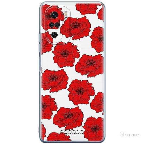 ERT GROUP mobiltelefonfodral för Xiaomi MI 11i/ REDMI K40/K40 PRO/POCO F3/ F3 PRO originalt och officiellt licensierat Babaco mönster Flowers 018, fodral tillverkad av TPU plast 5905511884871