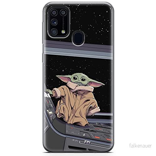 ERT GROUP mobiltelefonfodral för Samsung M31 originalt och officiellt licensierat Star Wars mönster Baby Yoda 025 optimalt anpassad till formen på mobiltelefonen, fodral tillverkad av TPU plast 5904805081118