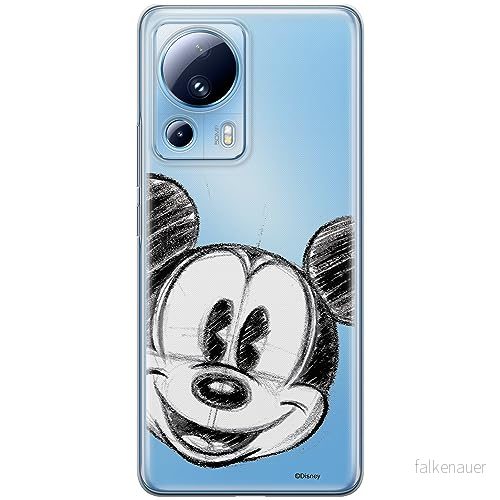 ERT GROUP mobiltelefonfodral för Xiaomi 13 LITE/CIVI 2 originalt och officiellt licensierat Disney mönster Mickey 004 optimalt anpassad till formen på mobiltelefonen, gedeeltelijk transparant 5905511916756