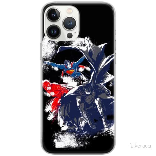 ERT GROUP mobiltelefonfodral för Samsung S10 PLUS originalt och officiellt licensierat DC mönster Justice League 002 Vit optimalt anpassad till formen på mobiltelefonen, fodral tillverkad av TPU plast 5903040869857