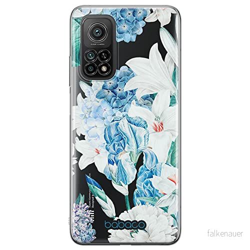 ERT GROUP mobiltelefonfodral för Xiaomi Redmi Note 11T 5G/11S 5G/POCO M4 Pro 5G originalt och officiellt licensierat Babaco mönster Flowers 026, gedeeltelijk transparant 5905131263353