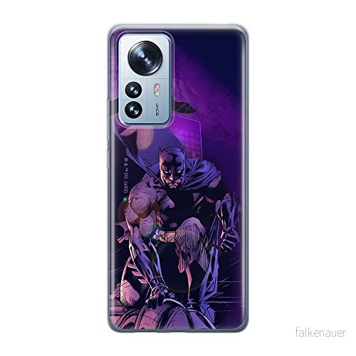 ERT GROUP mobiltelefonfodral för Xiaomi MI 12 PRO originalt och officiellt licensierat DC mönster Batman 072 optimalt anpassad till formen på mobiltelefonen, fodral tillverkad av TPU plast 5905511533229