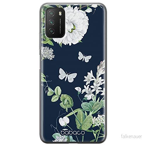 ERT GROUP mobiltelefonfodral för Xiaomi REDMI 9T/ POCO M3 originalt och officiellt licensierat Babaco mönster Flowers 032 anpassad till formen på mobiltelefonen, fodral tillverkad av TPU plast 5905131286178