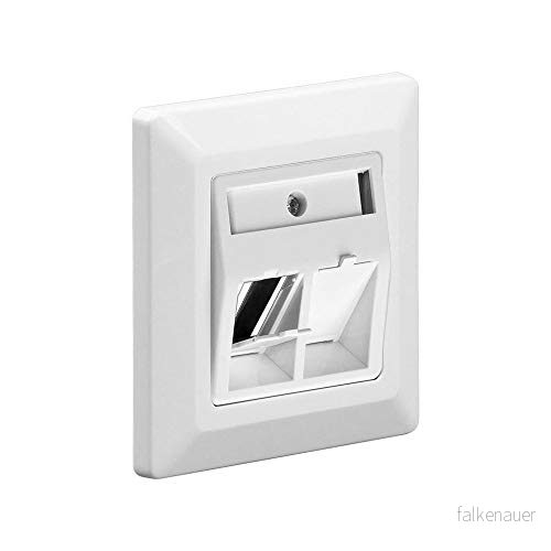Luxorparts Keystone vägguttag vinklat 4040849959028