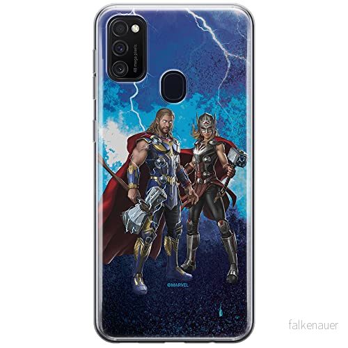 ERT GROUP Mobiltelefonskal för Samsung M21 original och officiellt licensierad Marvel mönster Thor 009 perfekt anpassat till mobiltelefonens form, fodral av TPU 5904805173929