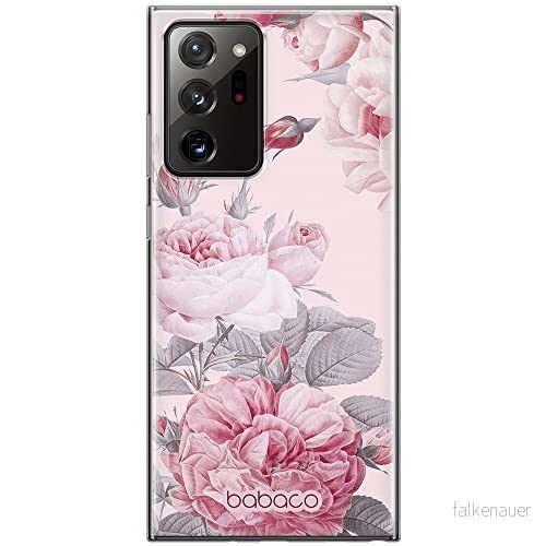ERT GROUP mobiltelefonfodral för Samsung GALAXY NOTE 20 ULTRA originalt och officiellt licensierat Babaco mönster Flowers 050 anpassad till formen på mobiltelefonen, fodral tillverkad av TPU plast 5905131349835
