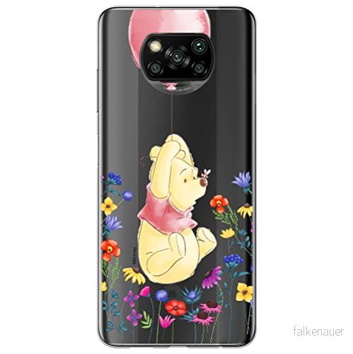 ERT GROUP mobiltelefonfodral för Xiaomi POCOPHONE X3 originalt och officiellt licensierat Disney mönster Winnie the Pooh and friends 028, gedeeltelijk transparant 5903537121369