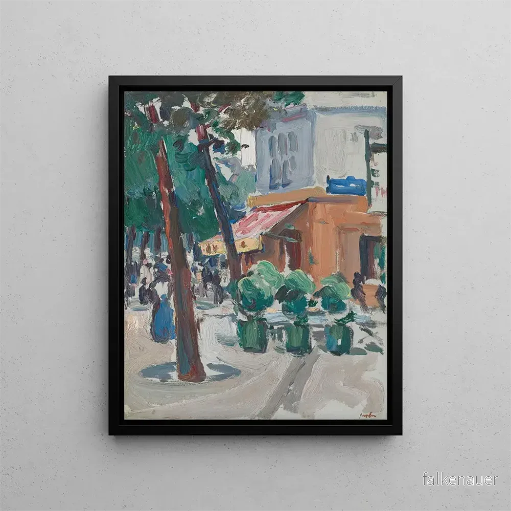 Målning av Jardins de Luxembourg à Paris – Samuel John Peploe Målning av Jardins de Luxembourg à Paris – Samuel John Peploe