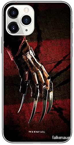 ERT GROUP mobiltelefonfodral för Iphone 11 PRO originalt och officiellt licensierat Horror mönster Nightmare of Elm Street 002 anpassad till formen på mobiltelefonen, fodral tillverkad av TPU plast 5905511071868