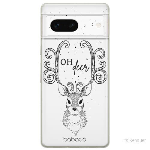 ERT GROUP mobiltelefonfodral för Google PIXEL 7 originalt och officiellt licensierat Babaco mönster Winter 002 optimalt anpassad till formen på mobiltelefonen, fodral tillverkad av TPU plast 5905795142551