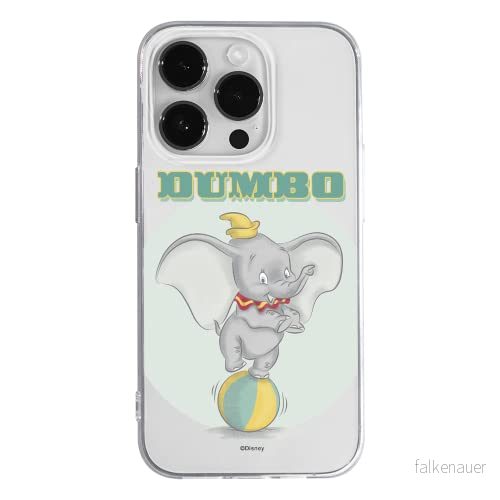 ERT GROUP mobiltelefonfodral för Apple Iphone 14 PRO originalt och officiellt licensierat Disney mönster Dumbo 006 optimalt anpassad till formen på mobiltelefonen, gedeeltelijk transparant 5905131910424