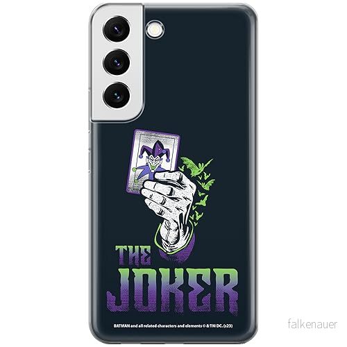 ERT GROUP mobiltelefonfodral för Samsung S22 originalt och officiellt licensierat DC mönster Joker 030 optimalt anpassad till formen på mobiltelefonen, fodral tillverkad av TPU plast 5905795054670