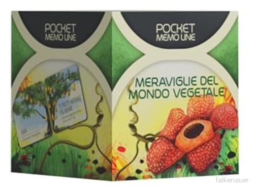 Cranio Creations Pocket Memo Line Växtvärldens underverk, ett nytt sätt att leka och lära sig med minne, italiensk utgåva 8034055584897