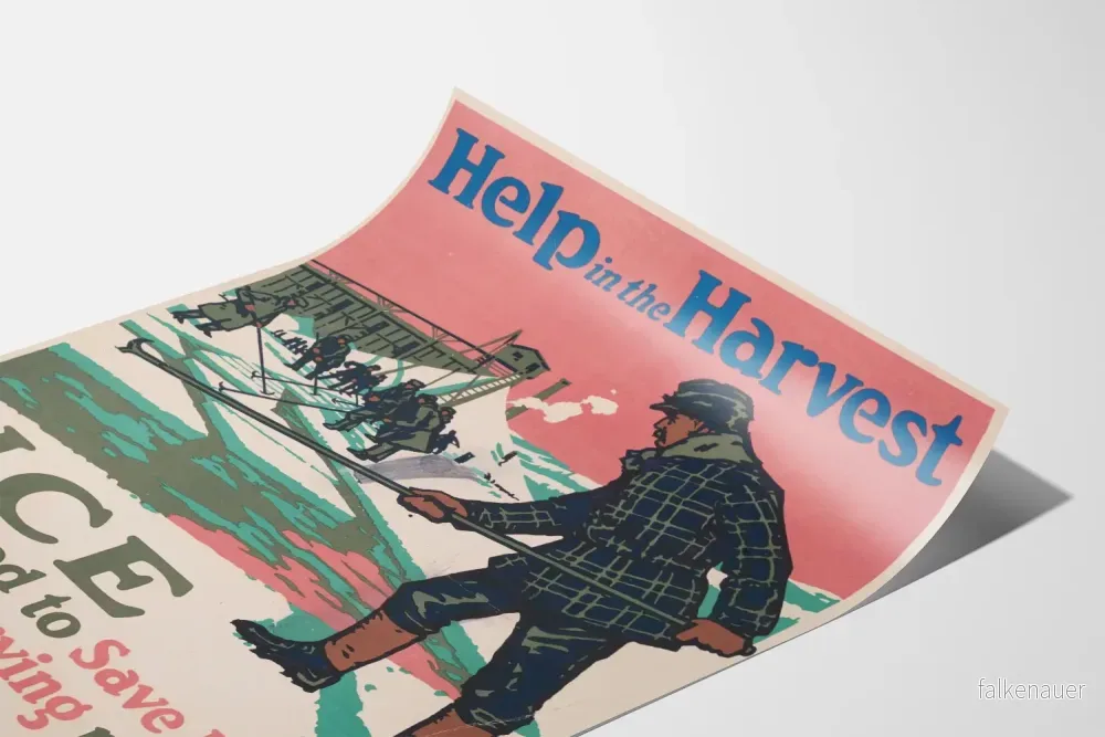Vintageposter för skörd och bevarande med hjälp av is - Bild 3