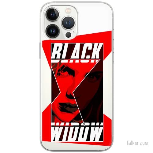 ERT GROUP mobiltelefonfodral för Samsung S20 PLUS / S11 originalt och officiellt licensierat Marvel mönster Black Widow 012 Vit anpassad till formen på mobiltelefonen, gedeeltelijk transparant 5903537669564