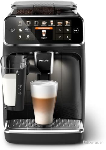 Philips 5400 Series Helautomatisk Espressomaskin LatteGo Mjölksystem, 12 Kaffevarianter, Intuitiv Skärm, 4 Användarprofiler, Svart (EP5441/50) 8710103931317