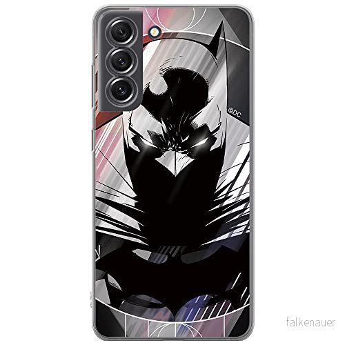 ERT GROUP mobiltelefonfodral för Samsung S21 FE originalt och officiellt licensierat DC mönster Batman 010 optimalt anpassad till formen på mobiltelefonen, fodral tillverkad av TPU plast 5904805508271