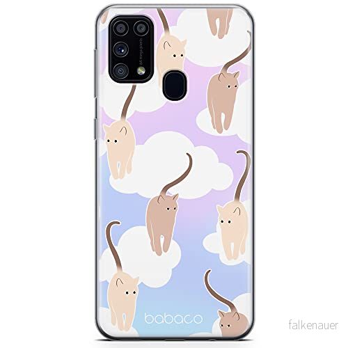 ERT GROUP mobiltelefonfodral för Samsung M31 originalt och officiellt licensierat Babaco mönster Cats 015 optimalt anpassad till formen på mobiltelefonen, fodral tillverkad av TPU plast 5905131072399
