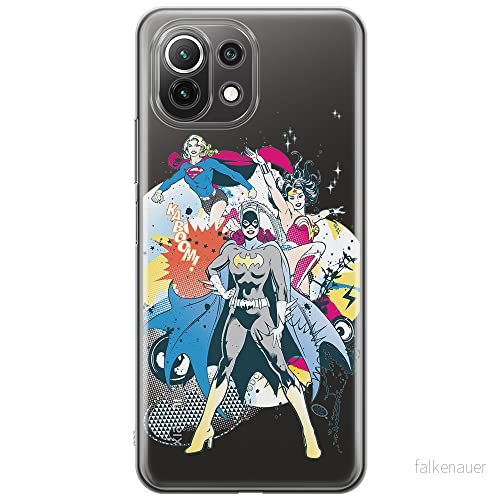 ERT GROUP mobiltelefonfodral för Xiaomi 11 LITE 4G/5G originalt och officiellt licensierat DC mönster Super Girls 001, gedeeltelijk transparant 5903932729030