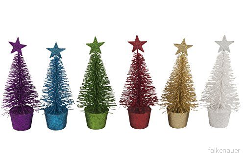 Christmas Gifts 49151 julgran 14 cm 6 clr sortiment, flerfärgad 8711252491516
